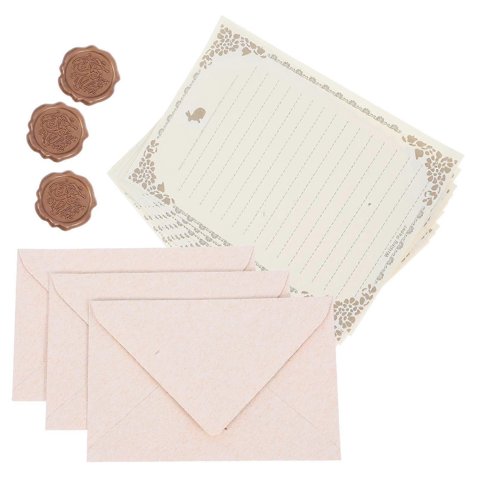 Paper Envelopes Assorted Color for Writing Paper 4Sets Packing Envelopes