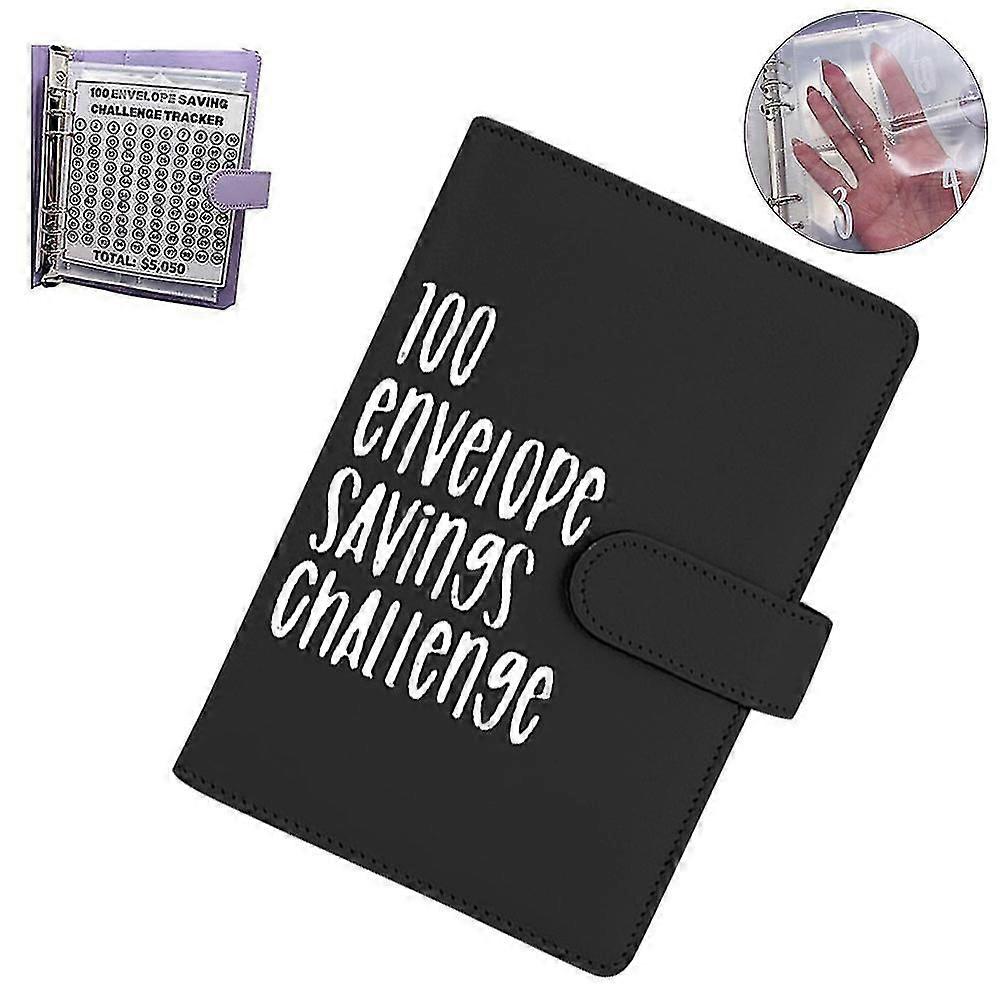 100 Envelope Challenge Binder for Cash Saving Budget