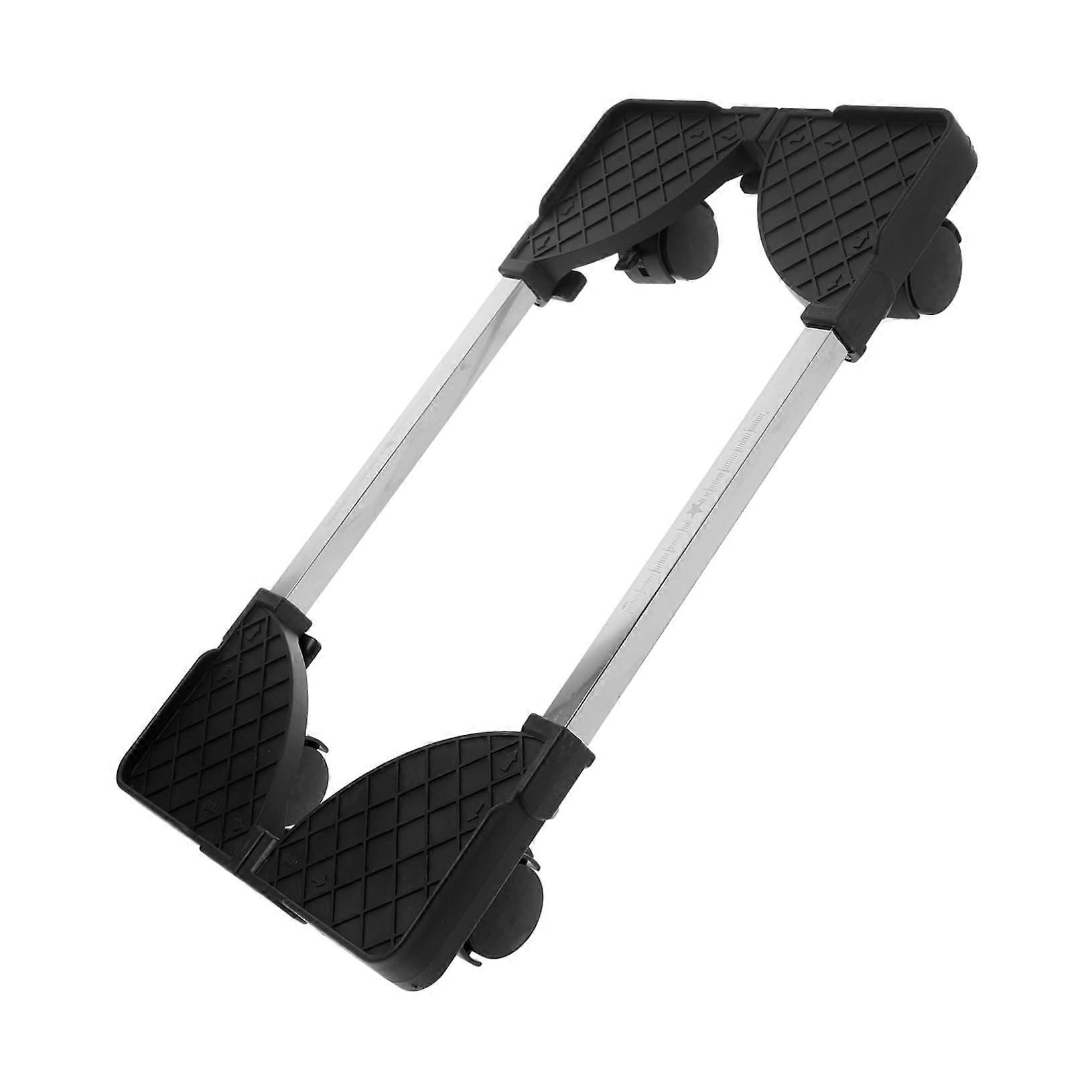 Adjustable CPU Stand with Wheels, Under Desk Computer Tower Holder, SmoothRolling, Black