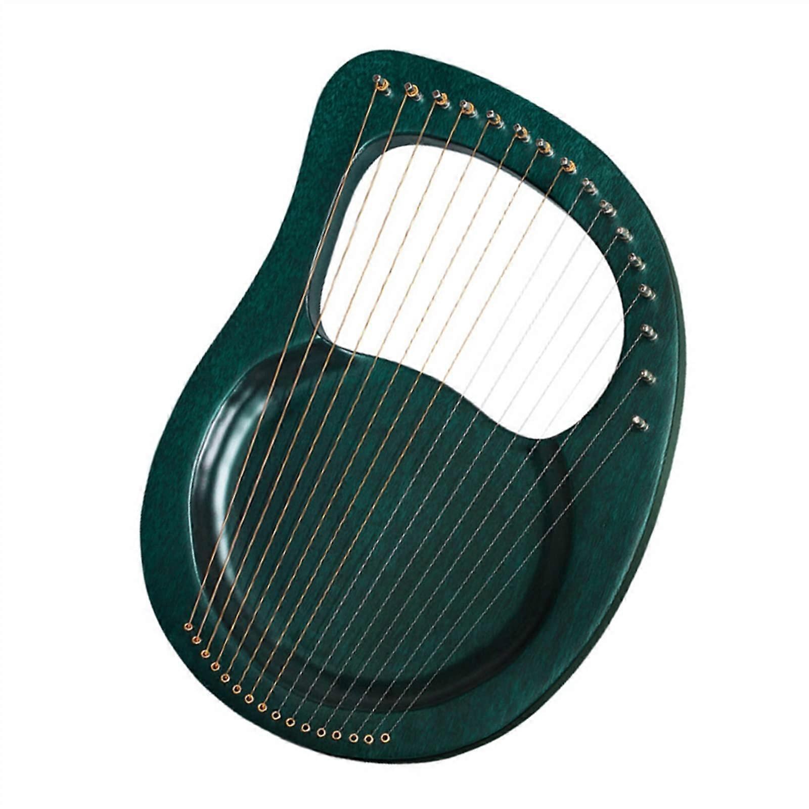 Lyre Harp 16 String Solid Wood for Beginners with Exact Layout and Color Option 3