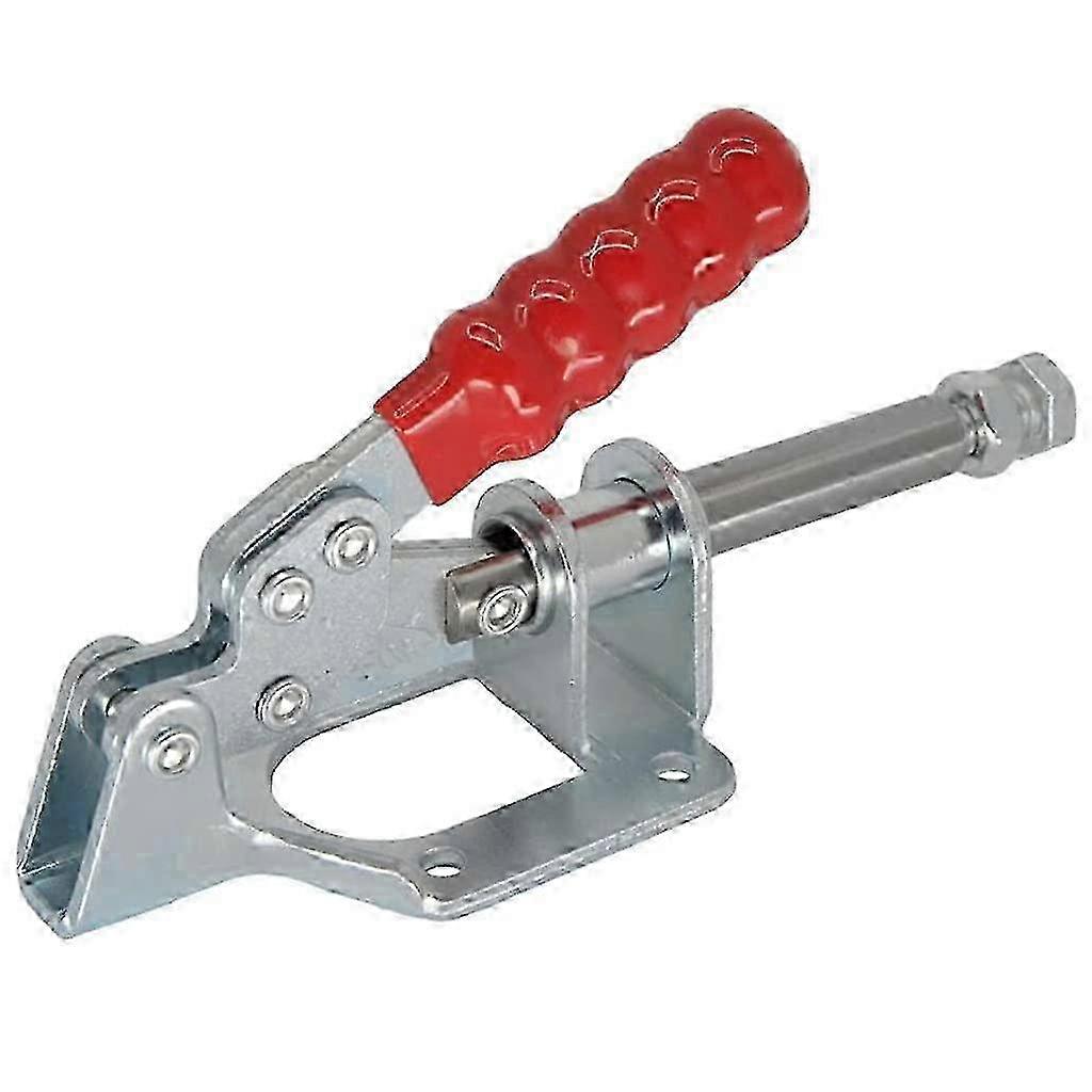 Quickrelease toggle clamp for pushing/pulling, 300pound holding capacity, hand tool 302FM, galvanized iron