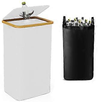 Oxford Cloth, Deposit Bottle Collector, Bottle Storage Box, Recycling Box, Laundry Basket, Indoor Garbage Bin Black