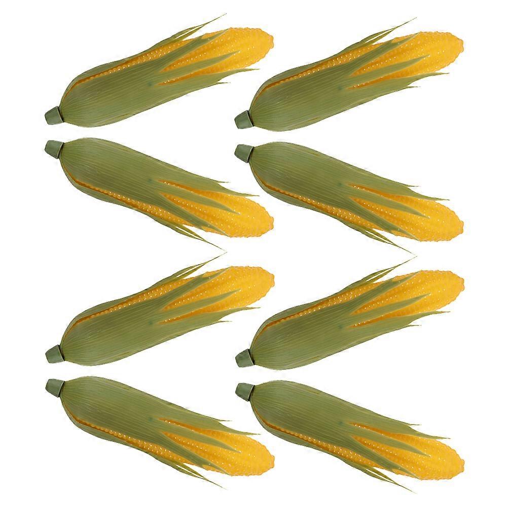 Artificial Corn Models Plastic Simulation Fake Vegetable Decor for Kitchen 32Pcs