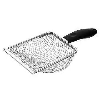Reusable Stainless Steel Cat Litter Scoop for Home Use Metal Sifter