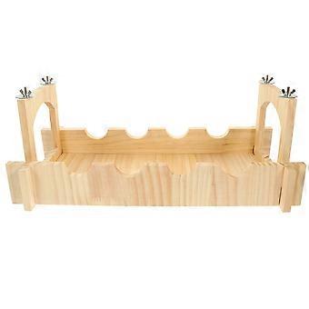 Meerschweinchen-Haustierbrücke aus Holz, Haustiergehege für Kleintiere, 1 Stück