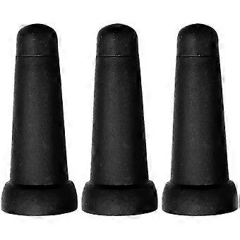 3 pezzi di copripunta in gomma resistenti per ombrelli portatili, di ricambio per sole e pioggia, facili da installare, edizione 0428