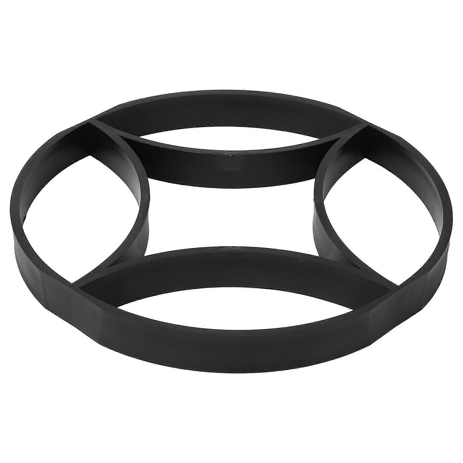 Garden Paving Mold DIY Cement Round Pattern Floor Mold Black