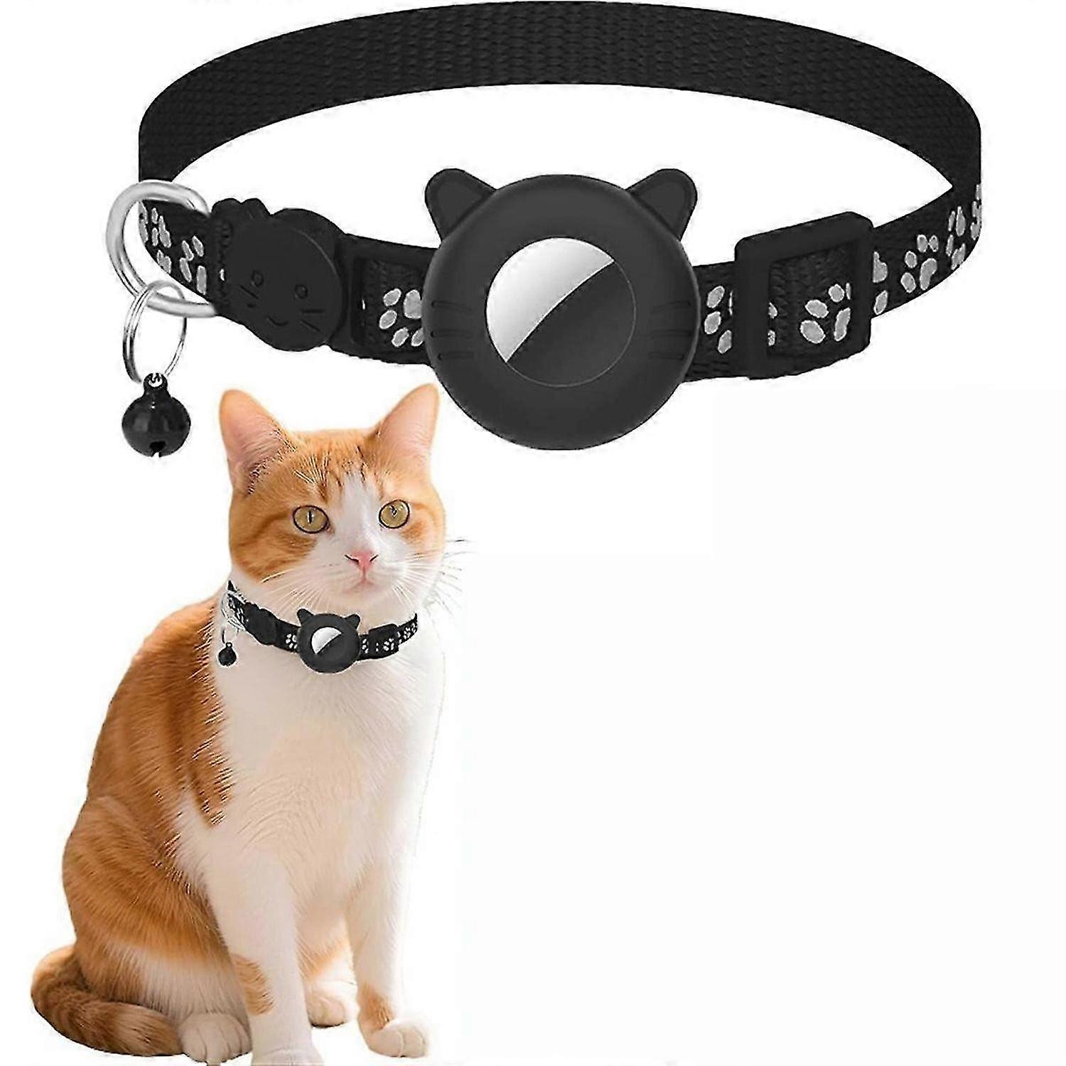 GPS Cat Tracker with Collar,Smart Tracker for Cats -No Subscription Waterproof,Real-Time Tracking,3