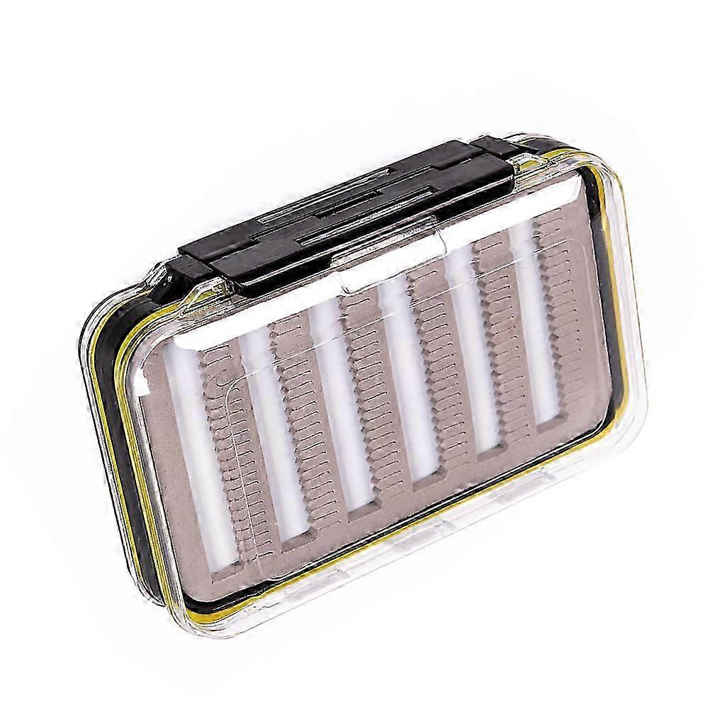 Fishing Box Double Sides for Storage 2Pcs Transparent