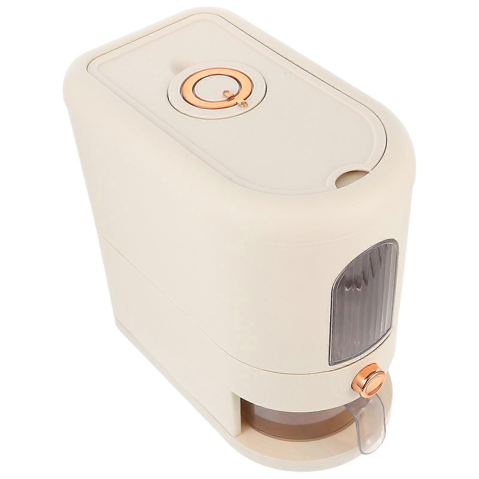 Rice Dispenser Storage Container for Pantry with Measuring Cup
