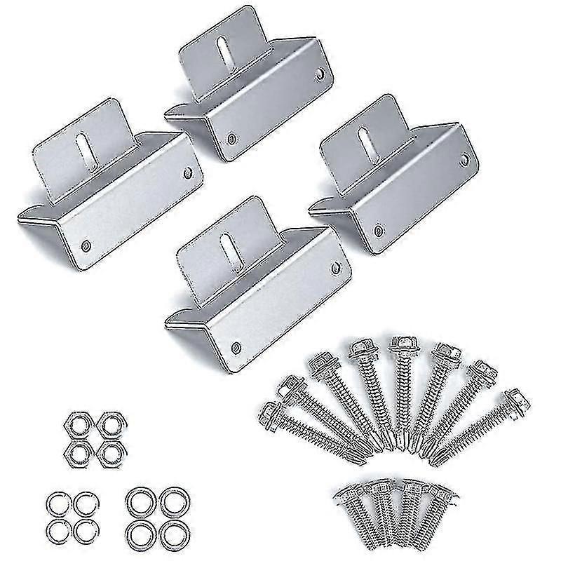 Solar Panel Mounting Brackets,solar Panel Mounting Z Bracket, Rv Solar Panel Mounting Brackets Compatible with