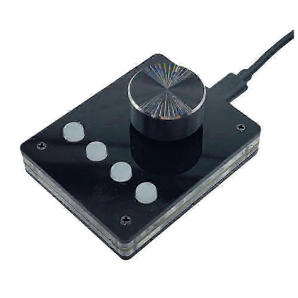 Multimedia Programmable Keyboard USB Knob Custom Keyboard Mini Macro Keyboard Volume Controller (Sm