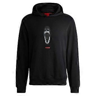 Bluza z kapturem Hugo Mens Genie Regular Drawstring