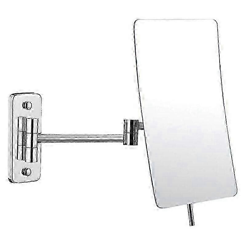 2026 Magnifying wall mirror-286 silver white rectangular square bottom-punched