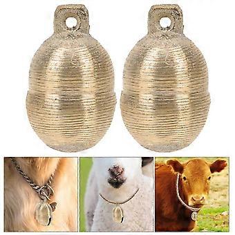Hundeglocke aus Messing, Haustierglockenhalsband für 8 goldene Glöckchen