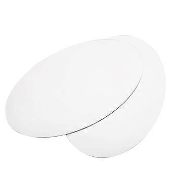 2pcs Mirror Stickers Home Wall Decals Bedroom Bathroom Self-adhesive Stickers