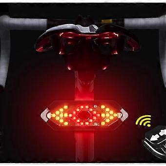 Fernbedienung Blinkende Rücklicht USB Lade Mountain Wasserdicht Nacht Reiten 32led Fahrrad Blinklicht