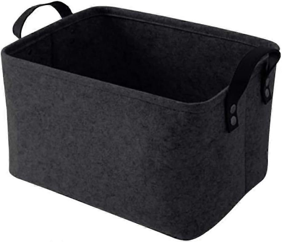 Felt storage basket with handle [MI]