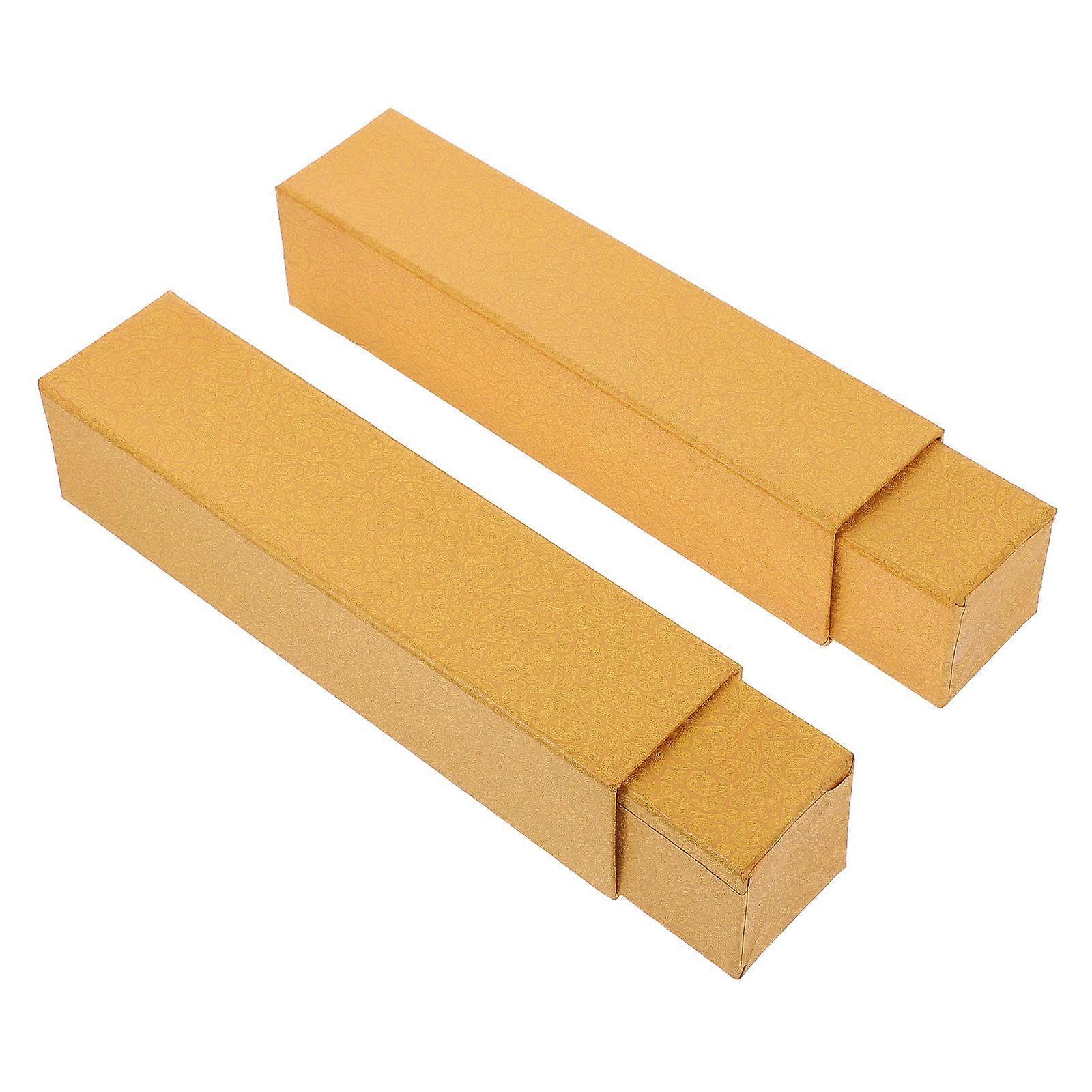 Scroll Painting Boxes Calligraphy Work Storage Boxes for 2Pcs