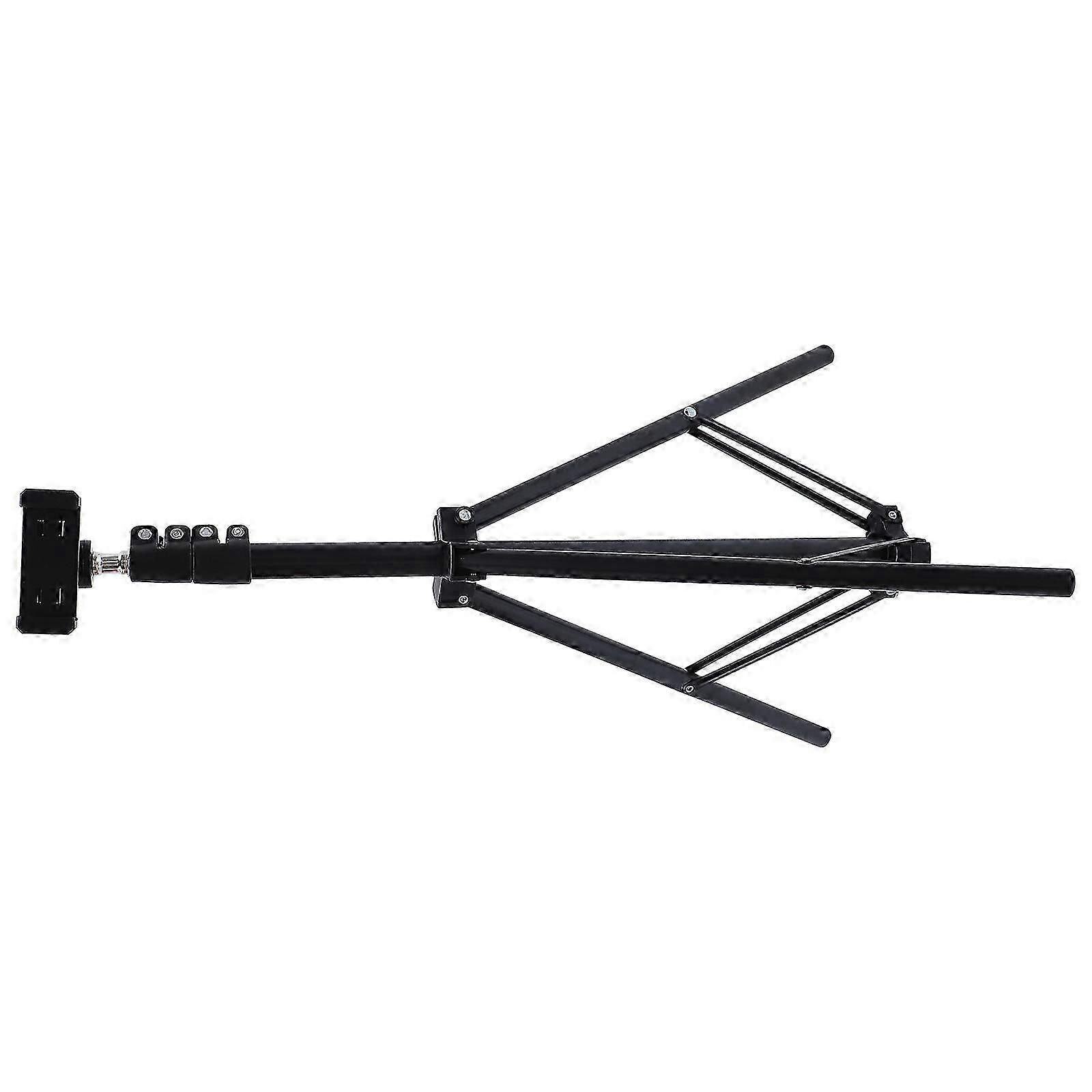 Projector Tripod Stand Adjustable Height for Live Streaming Compact Design Black 1Set