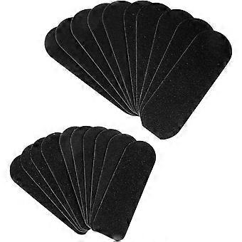 VALICLUD 20 Pieces Foot File Refills for Dead Skin and Callus Removal Large and Small Grit Sandpaper Pads Replacement for Portable Foot Care Tool for 