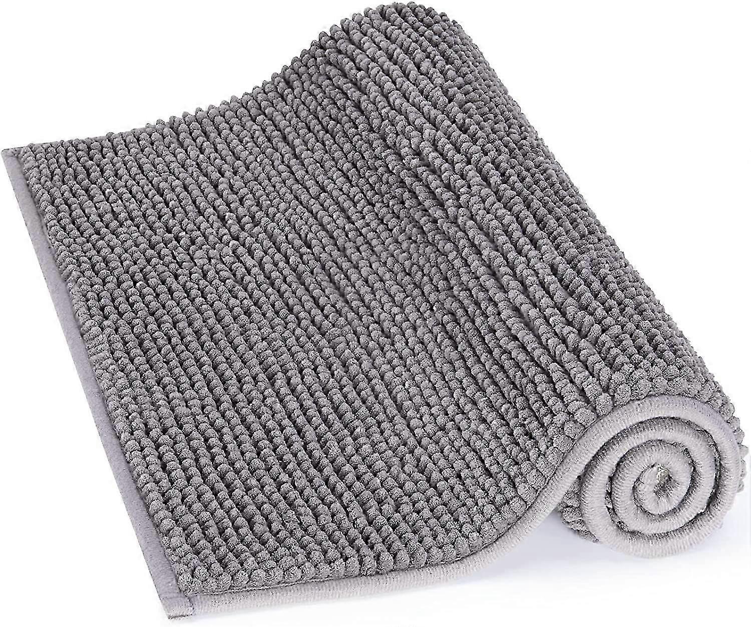 80 50 cm soft shower carpet (gray)