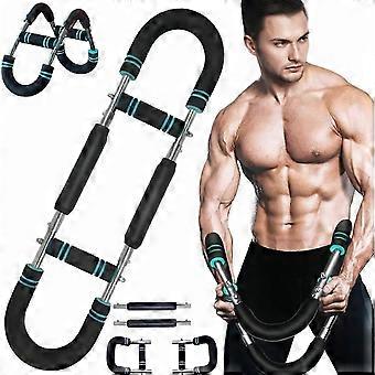 Twister Arm Trainer, 40-100lb Adjustable Chest Workout Equipment, U-shape Arm Trainer for Man, Portable Power Twister Bar Muscular Strength Enhancer