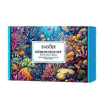 Ocean Breeze 6-Piece Scented Bath Bomb Set | Deep Cleansing · Soothing &