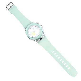 Adorable Luminous Watch Quartz Watch for Kids Use Green Color