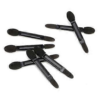 Black Eyeshadow Brush Double-Ended Applicators for Precise Makeup Application 50Pcs