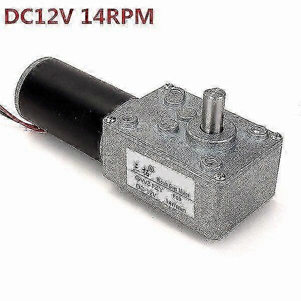 Worm Reducer Gear DC Motor High Torque Low Speed