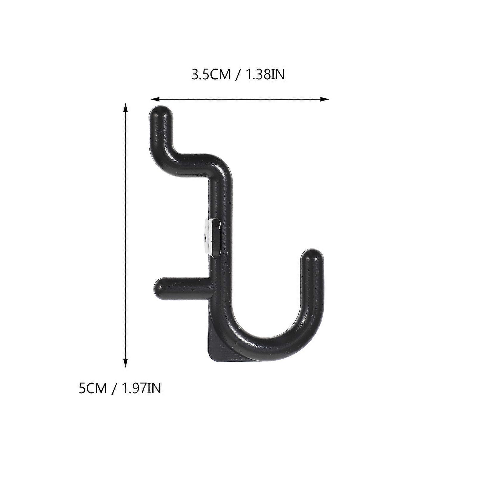 Display Hook Peg Board Hook for 100Pcs Plastic Shelf Hanger
