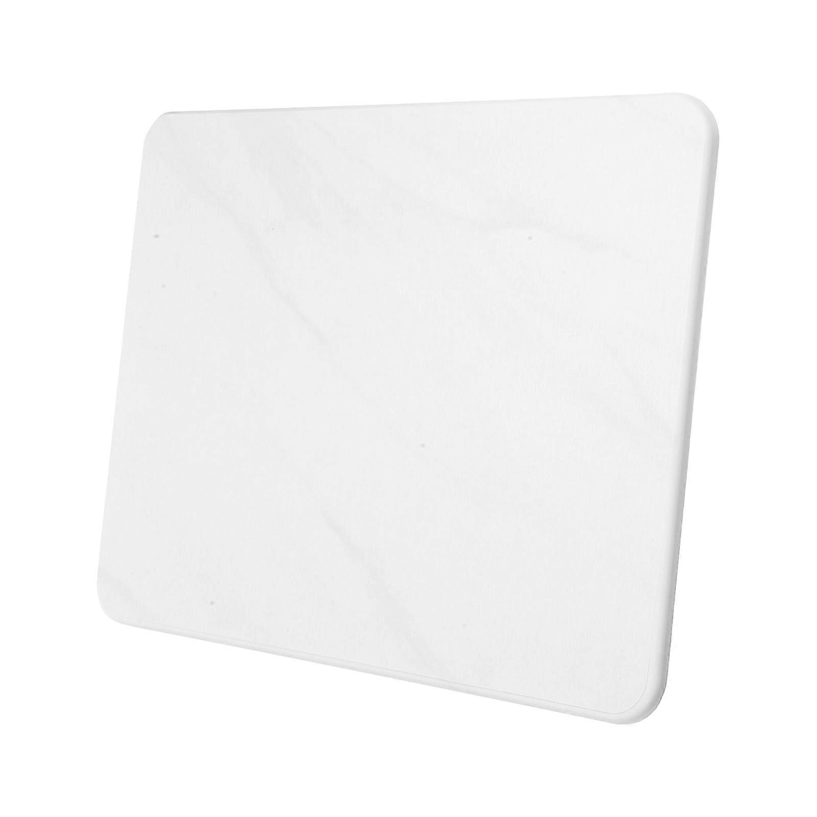 Kitchen Counter Mat Absorbent Dish Drying Mat for Kitchen Use White