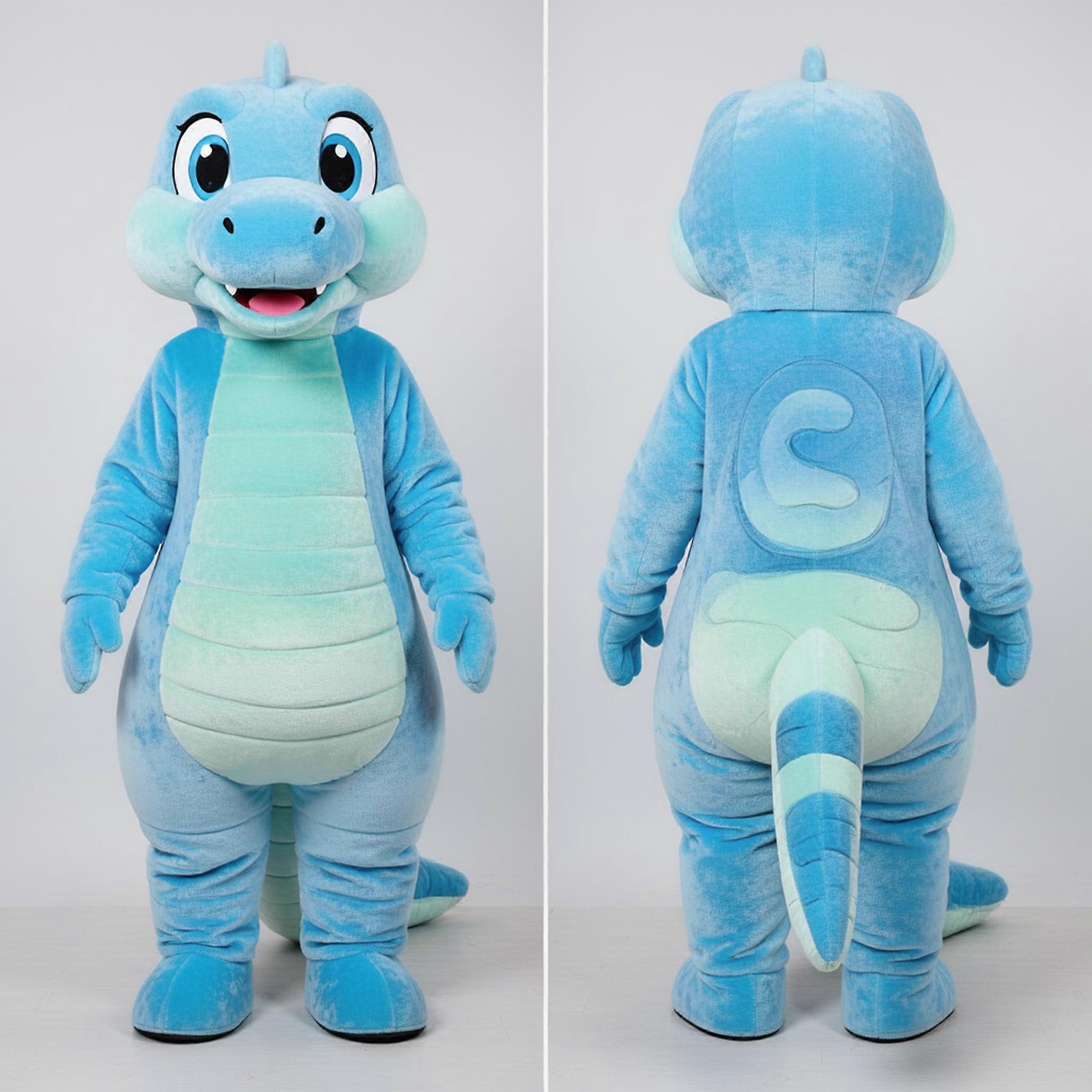 MASTICOT Sky Blue Rounded Snake Mascot