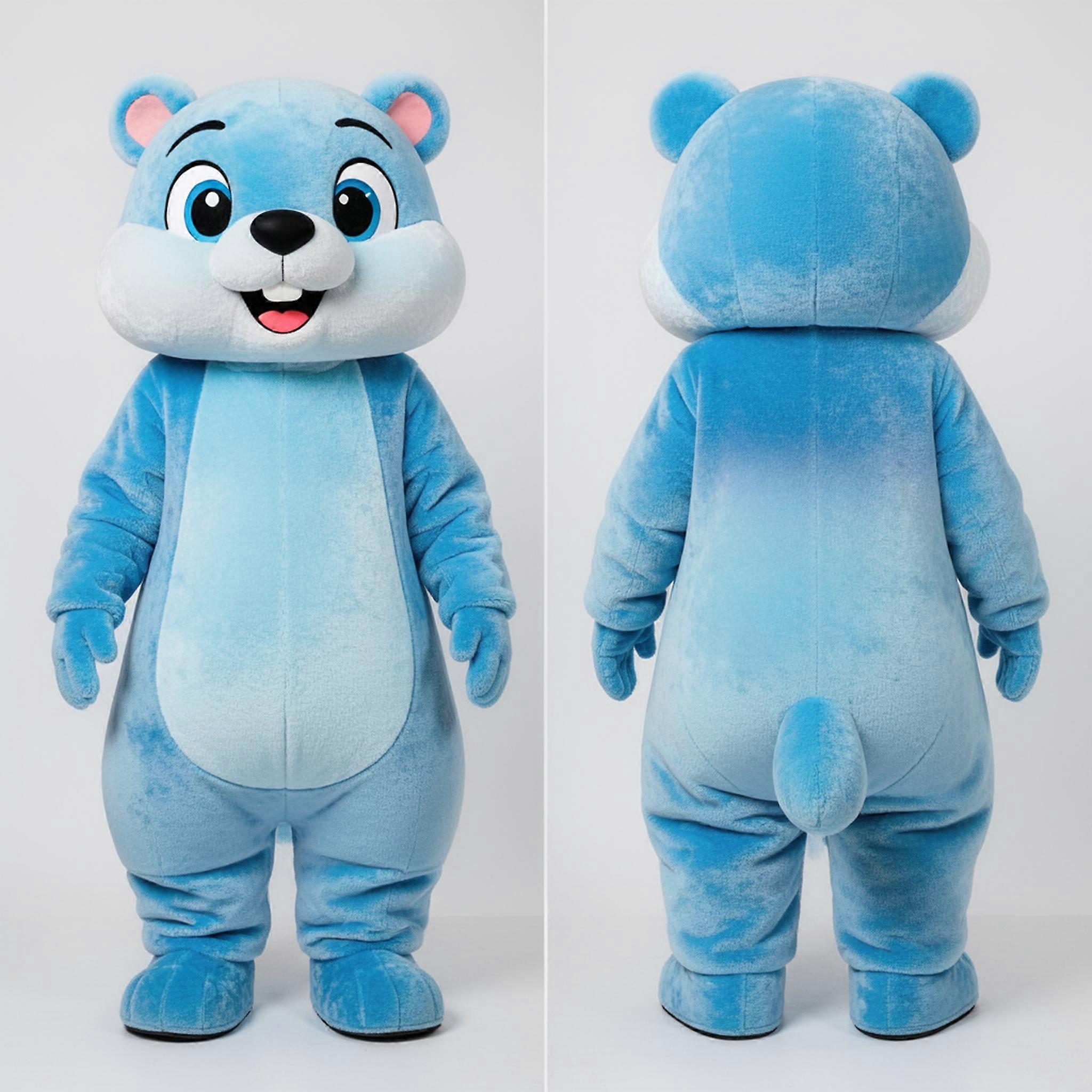 MASTICOT Sky Blue Rounded Marmot Mascot