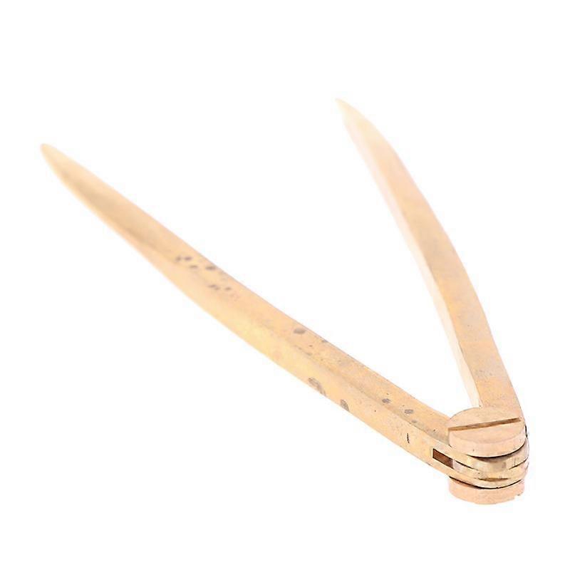 1Pc 168Mm Nautical Chart Straight Divider Solid Brass Marine Dividing Tool