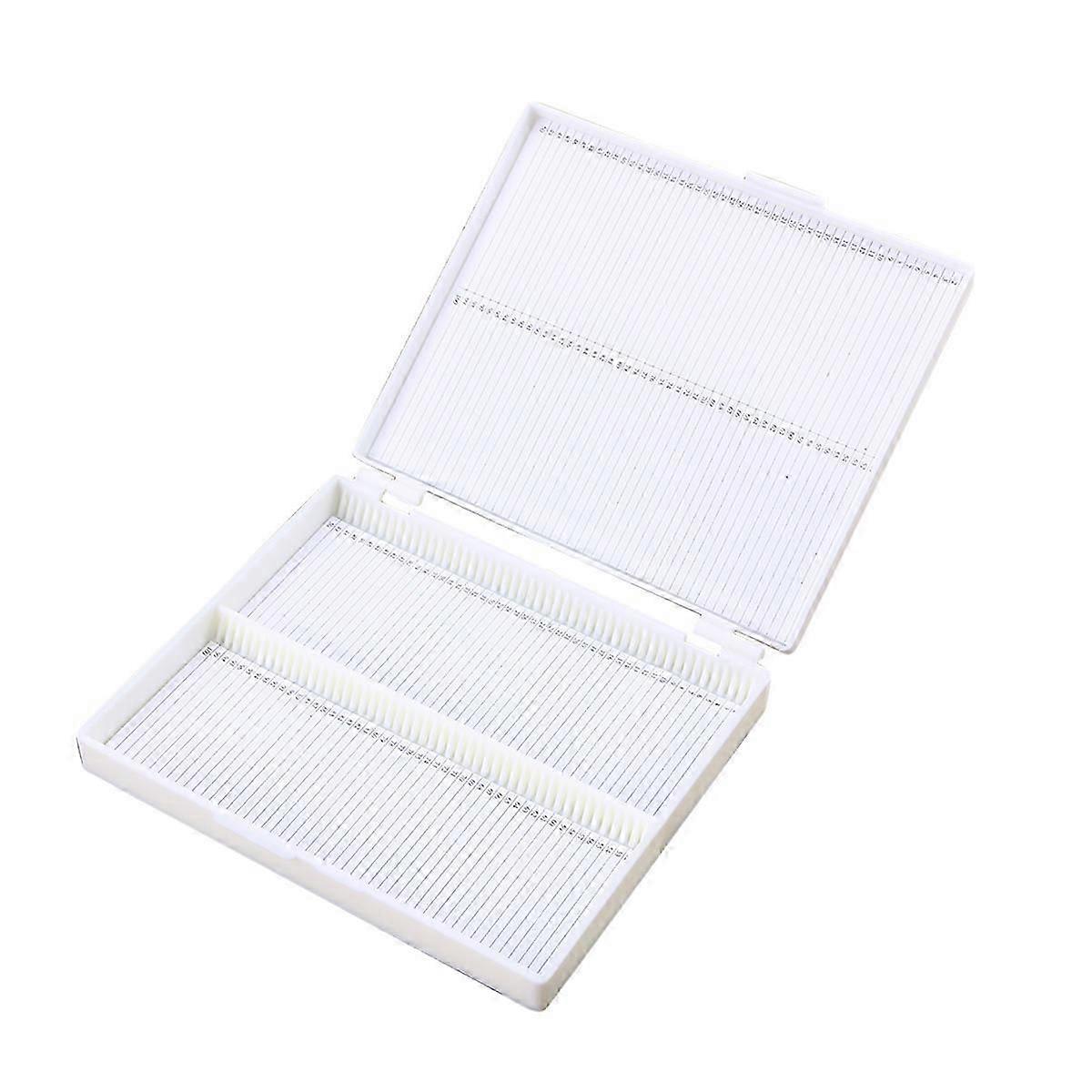 Microscope Slide box Bio Slice Box Biological Pathology Plastic Slice Cassette (Beige)