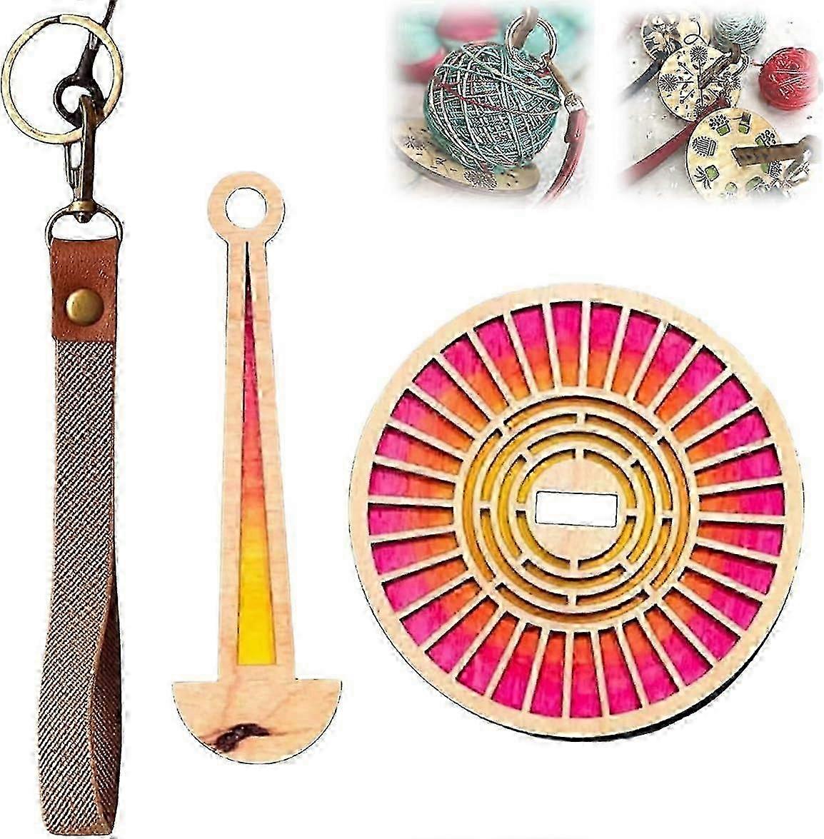 Compact Twirling Wrist Yarn Guide