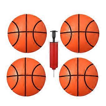Portable Inflatable Basketball Toys for Kids 2Sets Small Plastic Basketball Balls