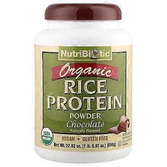NutriBiotic, Bio-Reisproteinpulver, Schokolade, 1 lb 6,93 oz (650 g)