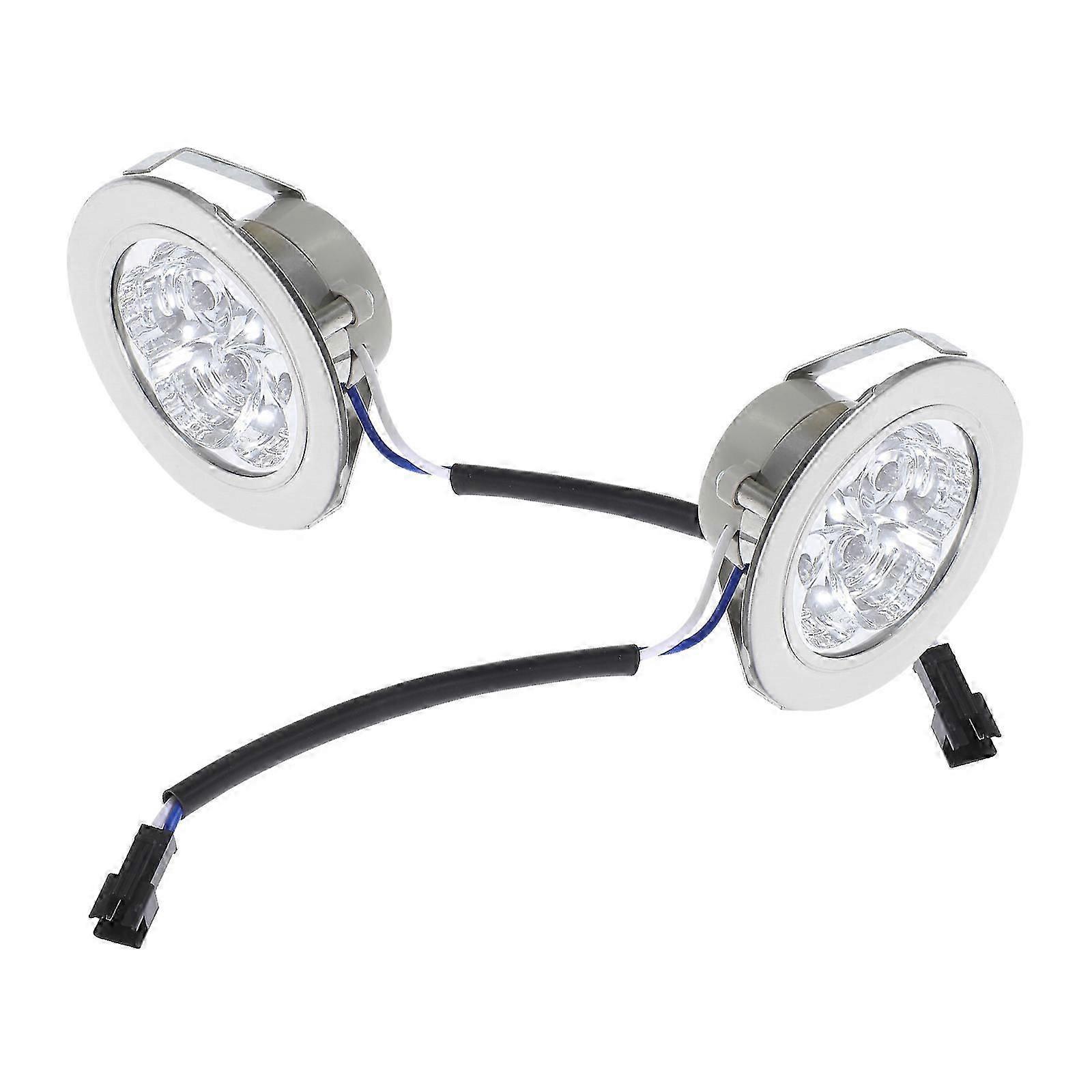 Range Hood Light Replacement for Kitchen Use 2Pcs LED Bulbs Silver