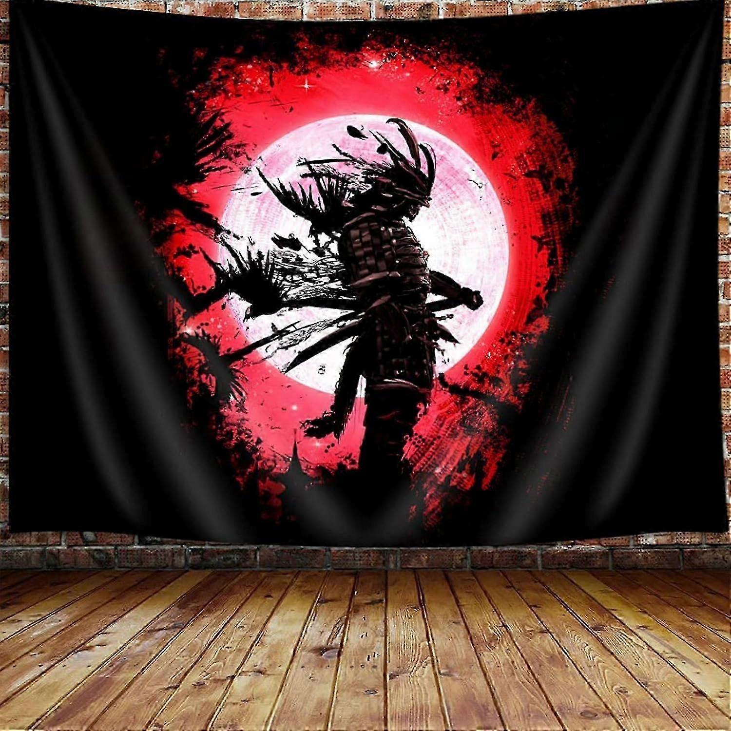 Samurai Anime Tapestry Soft Polyester