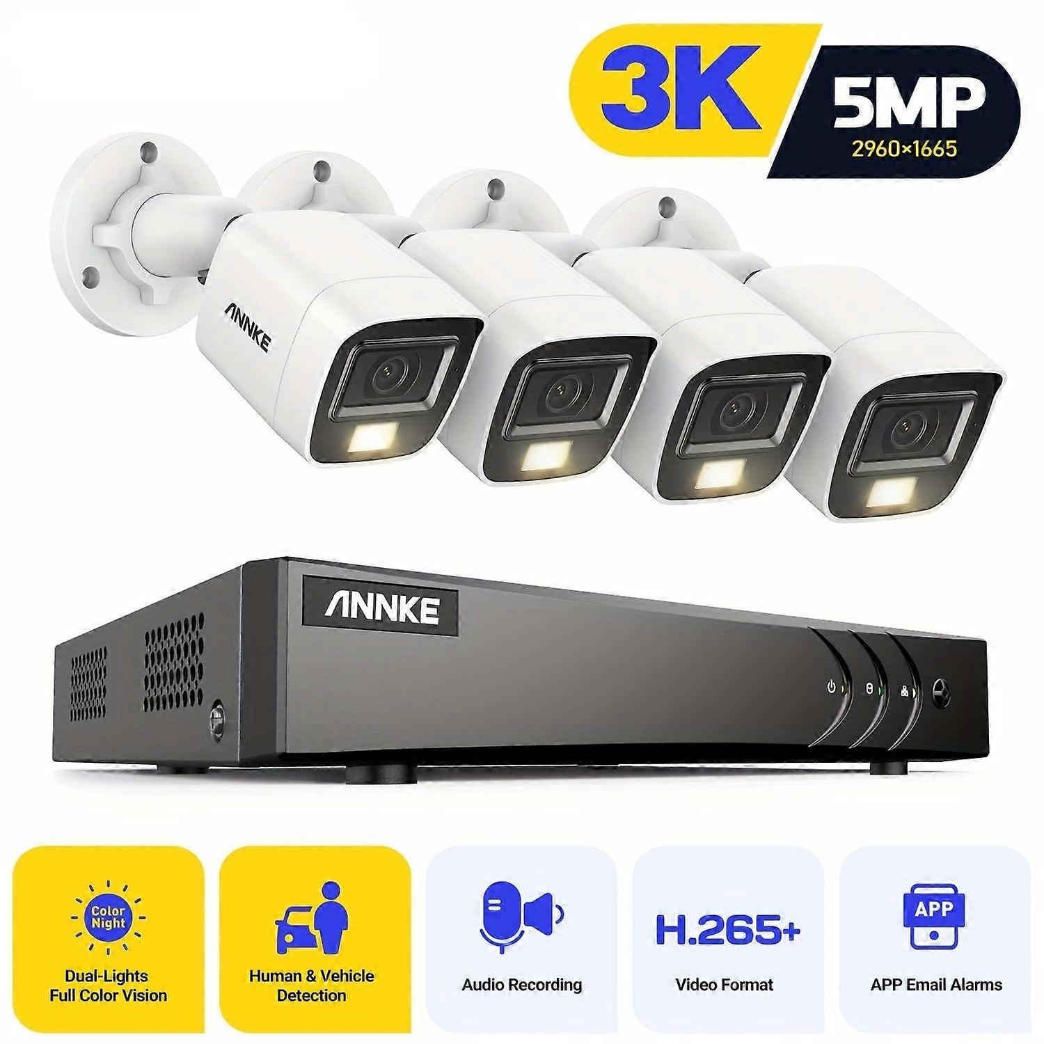 4K Beveiligingscamera Set - Surveillance Camera - Bewakingscamera - CCTV Camera