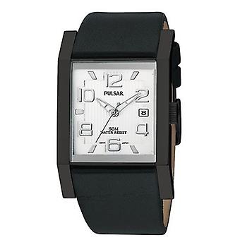 Pulsar casablanca Quartz Analog Man Watch with Cowhide Bracelet PXDA91X