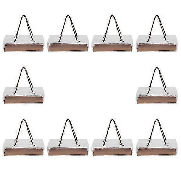 10-pack cake packaging box, food packaging box, portable packaging box