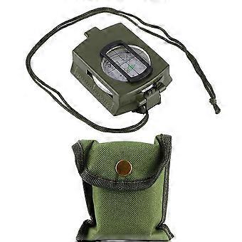 Tactical Waterproof Compass High Precision Professional Metal Sight Clinometer Luminous for Outdoor Survival Essential