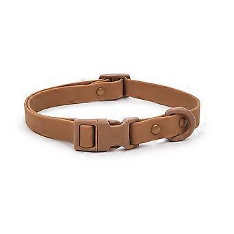 Elastic Webbing Pet Collar Identification Adjustable Waterproof Dog No Pull Quick Release Buckle Safety Chain