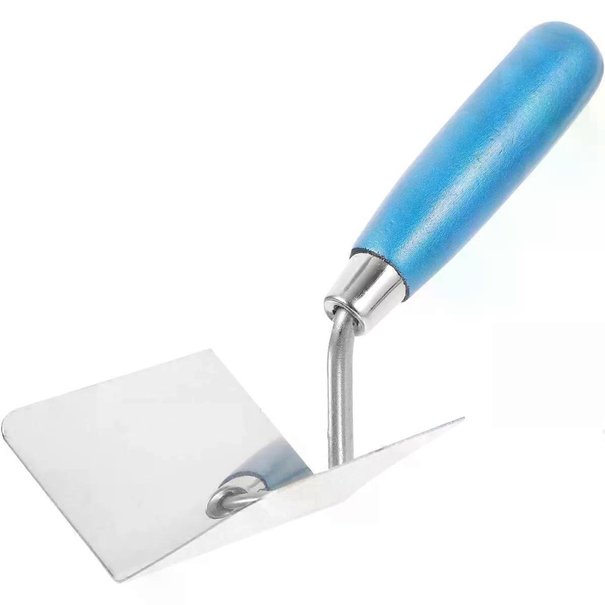Steel Corner Trowel for Drywall inside Angles, Blue