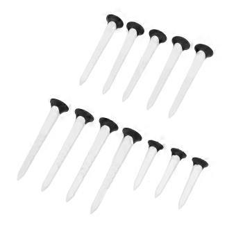 12pcs Golf Tees Professional Reduce Friction Nylon Plastic 5 Level Height Adjustable Golf Tees for Golf Accessories
