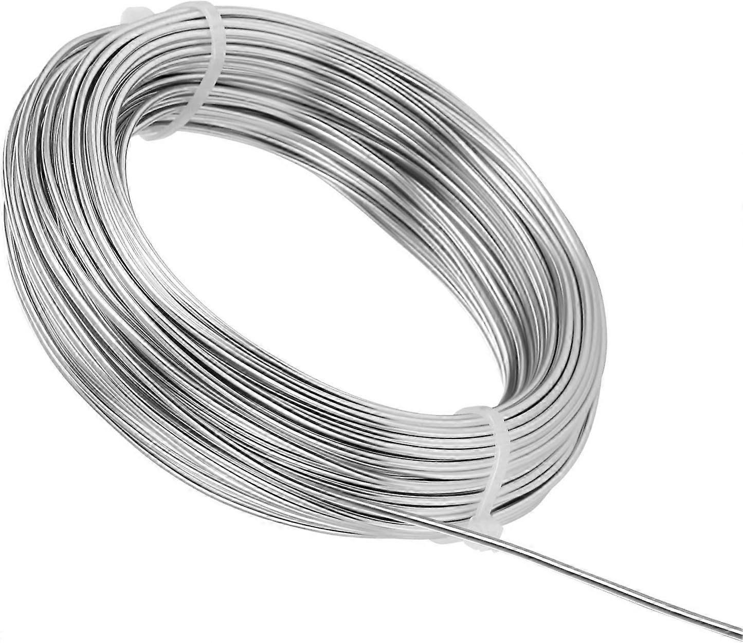 2mm Silver Aluminium Craft Wire Roll